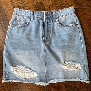 Denim skirt